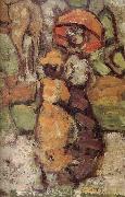 Details of Central Park Maurice Prendergast